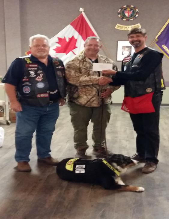 Tri service donation Corageous campions