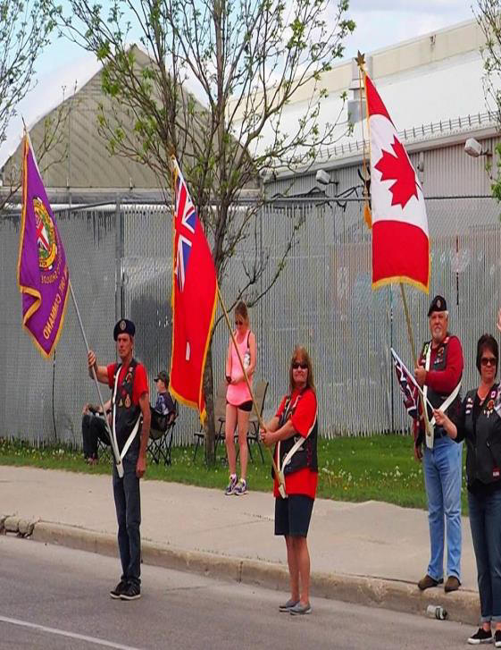Tri service flag party ride for Dads